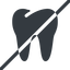 Line, up, normal, solid, horizontal, mirror, cog, prohibited, medical, health, care, medic, clinical, tooth, molar, dental, dentist, stomatology, teeth, tooth-solid icon