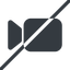 Line, up, normal, horizontal, mirror, youtube, video, prohibited, camera, film, movie, videocamera, videocamera-solid icon