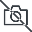Line, normal, prohibited, camera, photo, picture icon