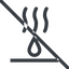Line, normal, prohibited, hot, caution, liquid, hot-liquid, caution-hot-liquid icon