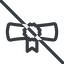 Line, normal, solid, prohibited, university, diploma, degree, college, education, graduated, graduate icon