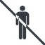 Line, normal, man, prohibited, human, dot, toilets, pictogram, dot-50, men, wc, men-toilets, dot-men-toilets icon