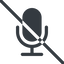 Line, normal, prohibited, volume, mute, music, sound, radio, microphone, micro, sing, song, mic, record, microphone-solid icon