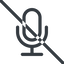 Line, normal, prohibited, volume, mute, music, sound, radio, microphone, micro, sing, song, mic, record icon