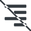 Line, up, right, normal, solid, prohibited, text, align, alignment, editor, right-align, align-right, align-right-alt, right-align-alt, right-align-alt-solid icon