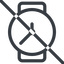 Line, up, normal, prohibited, time, hour, minute, hours, minutes, watch icon