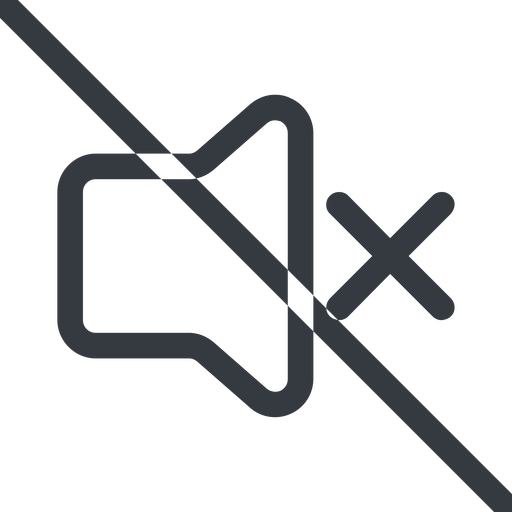 Mute icon by Friconix (fixnpuxlmute) line,up,normal,prohibited