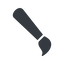 Left, normal, solid, paint, brush, illustrate, drawing, painting, brush-solid icon