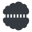 Left, normal, solid, human, idea, brain, intelligence, corpus, callosum, corpus-callosum, corpus-callosum-solid, synapse, neuron, memory icon