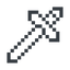 Left, normal, solid, minecraft, sword, pixelart, pixel, minecraft-sword, mojang icon
