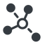 Left, normal, solid, network, chart, association, affiliate, network-solid, associate, zigbee icon