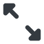 Right, normal, solid, arrow, video, expand, fullscreen, full, screen, expand-solid icon