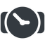 Right, normal, solid, time, hour, minute, hours, minutes, watch, watch-solid icon