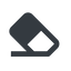 Normal, solid, horizontal, mirror, remove, eraser, erase, rubber, eraser-alt-solid, eraser-alt icon