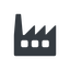 Normal, solid, horizontal, mirror, factory, industry, window, factory-window icon