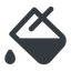 Normal, solid, horizontal, mirror, bucket, drip, paint, color, fill, fill-drip, fill-drip-solid icon