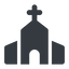 Normal, solid, christian, church, cathedral, church-solid icon