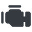 Normal, solid, car, engine, mechanics, mechanical, motor, diesel, power, engine-solid icon