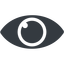 Normal, solid, eye, show, hide, view, eye-solid icon