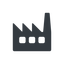 Normal, solid, factory, industry, window, factory-window icon