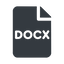 file-docx-solid icon.  icon. Friconix, free collection of beautiful icons.