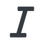Normal, solid, text, type, editor, font, typography, italic, font-style, italic-solid icon
