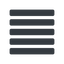 Normal, solid, menu, burger, text, align, alignment, editor, justify, justify-align, align-justify, justify-align-solid icon