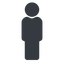 Normal, solid, man, human, male-solid, male icon