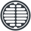 Up, normal, solid, manhole, sewer, sewer-manhole, metal, cover, manhole-alt-solid icon