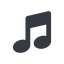 Normal, solid, mute, unmute, music, note, musical, notes, music-solid icon