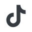 Normal, solid, brand, social, network, tiktok, tik, tok, tik-tok, tiktok-solid icon