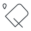 Thin, line, down, bucket, drip, paint, color, fill, bucket-drip, bucket-drip-thin icon