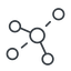 Thin, line, down, network, chart, association, affiliate, network-thin, associate icon