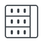 spreadsheet-thin icon.  icon. Friconix, free collection of beautiful icons.