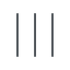 Thin, line, right, three, menu, collapse, bars, bar, expand, list, three-bars-thin, burger, hamburger icon