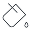 Thin, line, up, bucket, drip, paint, color, fill, bucket-drip, bucket-drip-thin icon
