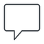 Thin, line, square, dots, message, chat, comment, speech, dialogue, blablabla, blabla, bubbles, comment-square-thin icon