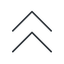 Thin, line, up, arrow, direction, chevron, double, double-chevron, forward, backward, double-chevron-thin icon