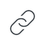 link-thin icon.  icon. Friconix, free collection of beautiful icons.