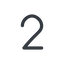 Thin, line, number, font, digit, two, two-thin, 2 icon