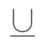 Thin, line, text, type, editor, font, typography, font-style, underline, underlined, underline-thin icon