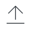 Thin, line, up, upload, uploaded, uploading, upload-thin icon