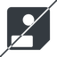 Thin, line, down, horizontal, mirror, prohibited, floppy, disk, backup, hard-floppy, save, saved, saving icon