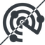 Thin, line, down, horizontal, mirror, prohibited, gps, place, radar, localisation, radar-solid, sonar icon