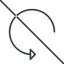 Thin, line, down, arrow, prohibited, reload, refresh, undo, redo, undo-thin, restore icon