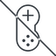 Thin, line, right, horizontal, mirror, prohibited, game, gaming, games, gamepad, pad, joystick, gamepad-thin icon