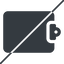 Thin, line, right, prohibited, report, note, clipboard, pasteboard, notebook, scratchpad, tablet, clipboard-solid icon