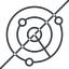 Thin, line, right, prohibited, gps, place, radar, localisation, radar-alt-thin, radar-alt, sonar icon