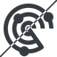 Thin, line, right, prohibited, gps, place, radar, localisation, radar-solid, sonar icon