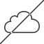 Thin, line, horizontal, mirror, prohibited, cloud, sky, weather, clouds, cloudy, cloud-thin icon
